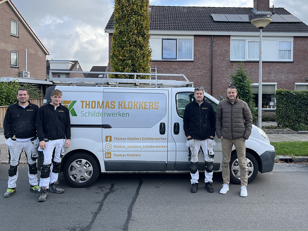 Schildersvakopleiding leerbedrijf Thomas Klokkers Schilderwerken - het team